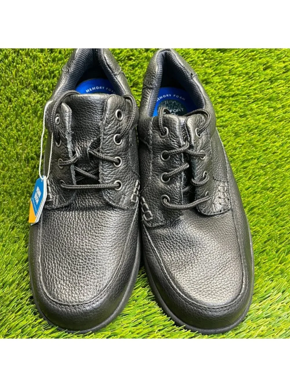 Nunn Bush Cam Mens Size 9 Black Casual Classic Leather Moc Toe Oxford Shoes